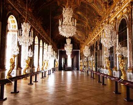 versailles hall of mirrors. The Hall of Mirrors in